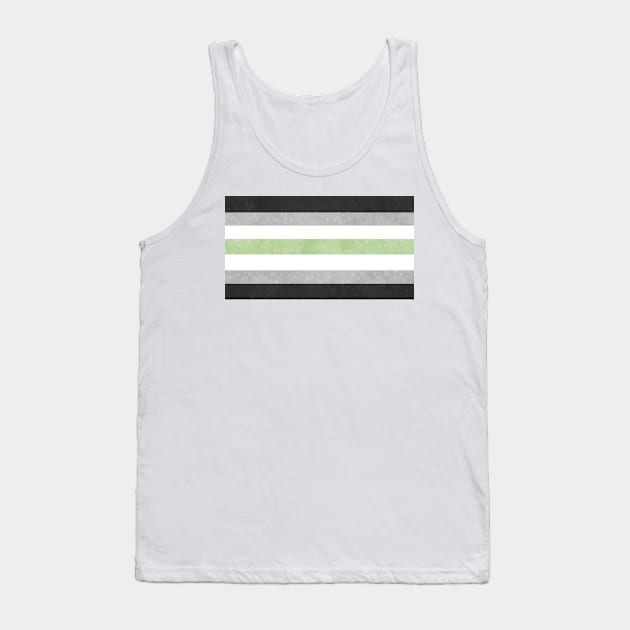 Shimmer Agender Pride Flag Tank Top by whizz0